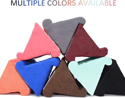 Miniatura 4 de Souleden - Soporte de almohada suave para iPad con bolsillos de almacenamiento de malla, multiángulo, soporte para almohada, soporte para iPad,