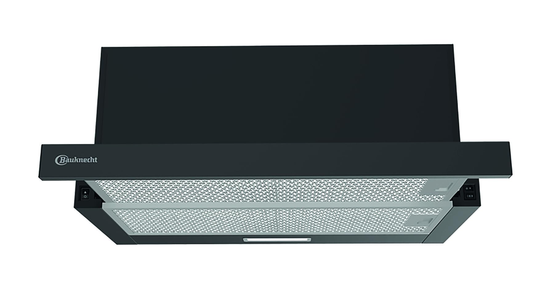 Bauknecht RBAH601B Dunstabzugshaube Flachschirm 60 cm LED 3 Leistungsstufen Energieeffizienzklasse A