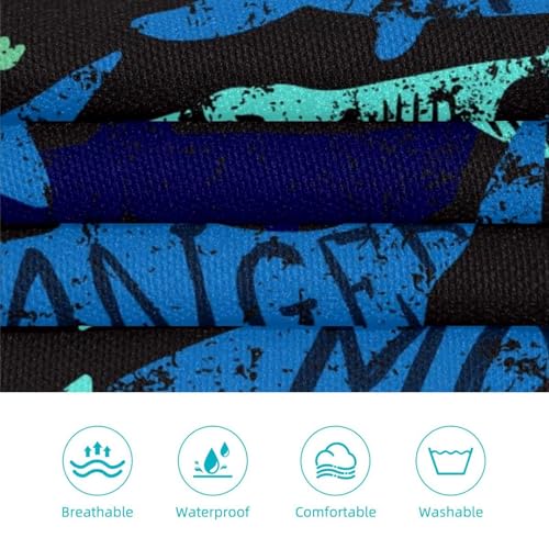 Tablier de serveuse requin monstre multicolore taille unique lot de 2