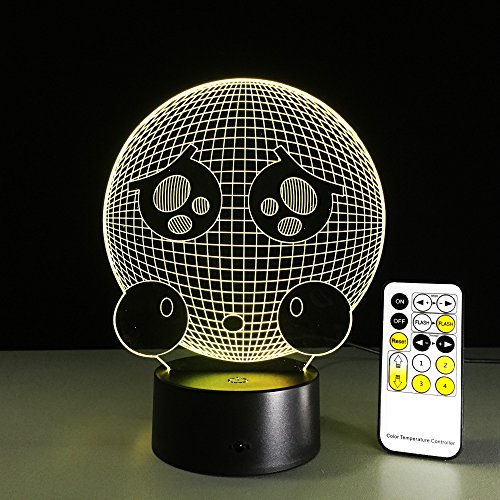 Preisvergleich Produktbild Weihnachtsgeschenk 3D Nachtlicht Weinen Gesicht Bunte Fernbedienung Touch Led Beleuchtung Kreative Nachttischlampe, Möbel Dekoration Kinder Geburtstagsgeschenk