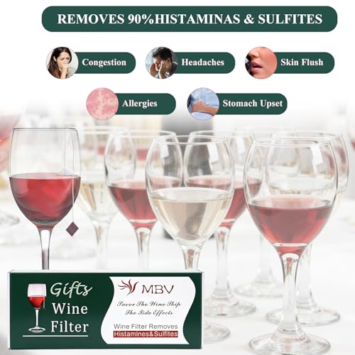 Image of 15 PCS Wine Filters, Wine Purifier To Remove Sulfite And Histamine | Portable-Effective Wine Filters To Remove Sulfite And Histamine, , Wine Sulfite Remover Wine Lover Gifts for Men Women