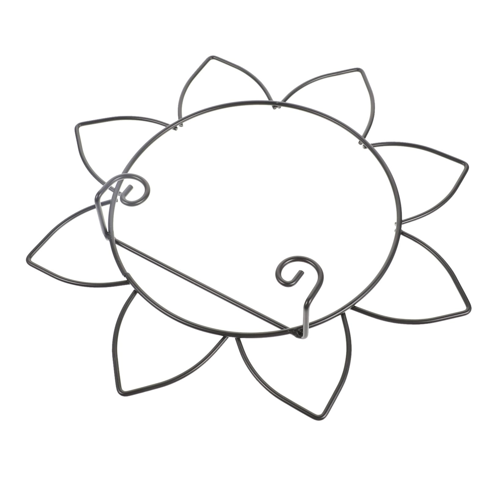 PRETYZOOM Gold Easel Small Plate Stand Display Decorative Plate Wall Hangers for Display