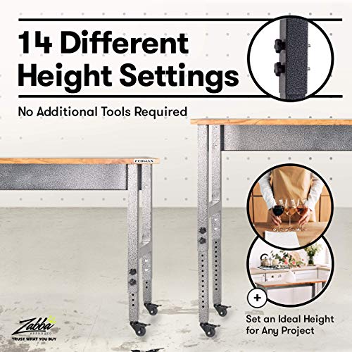 Mobile Garage Workbench w/Casters | 48