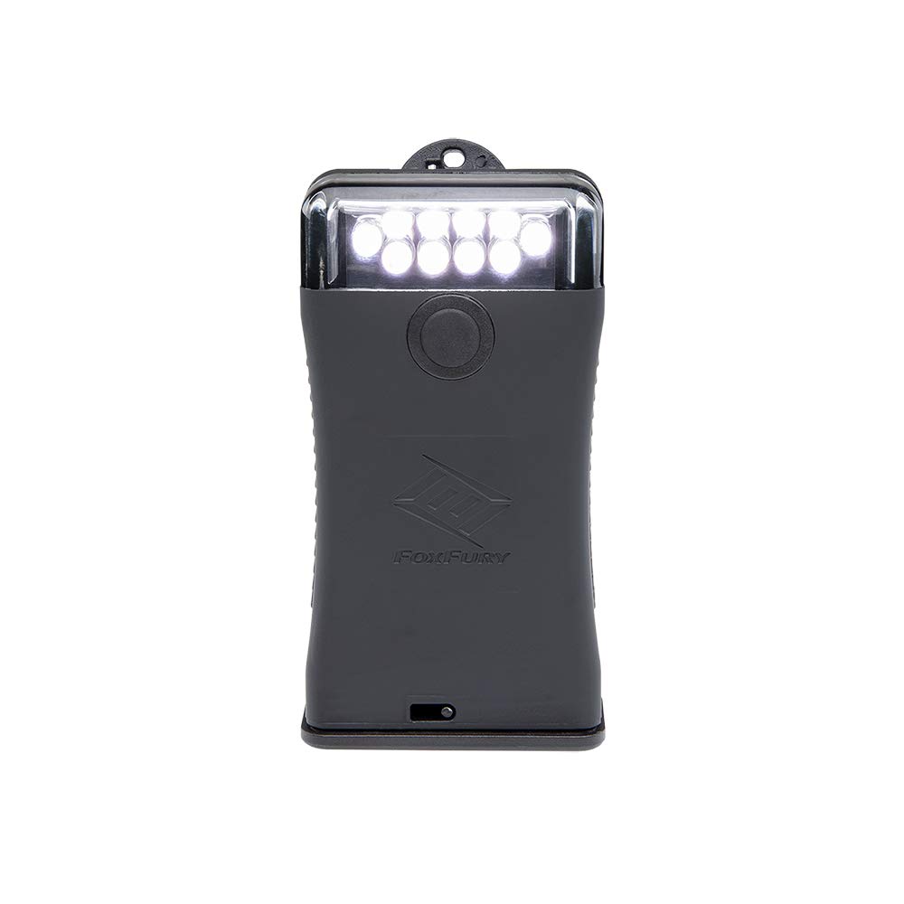 Fox Fury 301-010 Scout Clip Light in Black with White LEDs, Capacity, Volume, Polycarbonate, Black