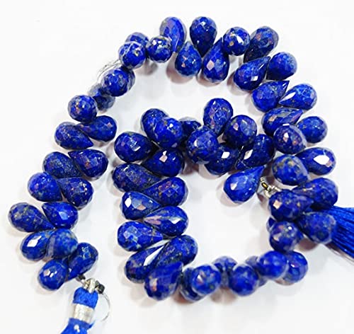 Gouttes en lapis-lazuli véritables pour composer un bracelet personnalisé à offrir à un proche