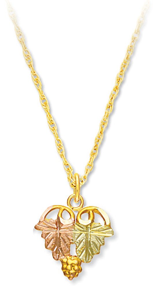Amazon.com: 10k Black Hills Gold Necklace from Landstroms,10k gold 