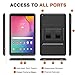 MoKo Case Fit Samsung Galaxy Tab A 10.1 2019, [Heavy Duty] Shockproof Full Body Rugged Stand Back Cover Built-in Screen Protector for Galaxy Tab A 10.1 inch SM-T510/SM-T515 2019 Tablet - Black