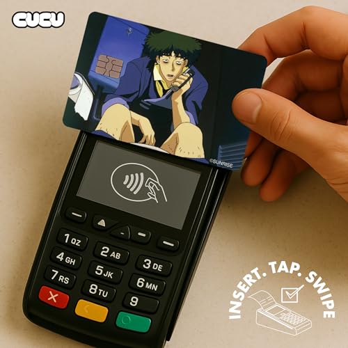 Spike on the toilet Credit Card Skin Debit Card Stickers for Key, Debit, Credit, Bank Card 4PCS Card Skin for Adults4