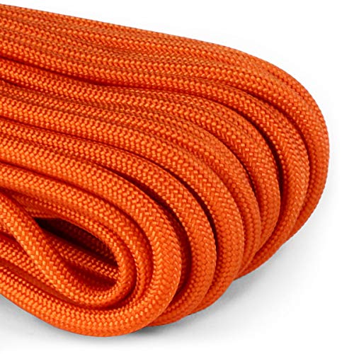 Image of Atwood Rope MFG 550 Paracord 100 Feet 7-Strand Core Nylon Parachute Cord Outside Survival Gear Made in USA | Lanyards, Bracelets, Handle Wraps, Keychain (Burnt Orange)