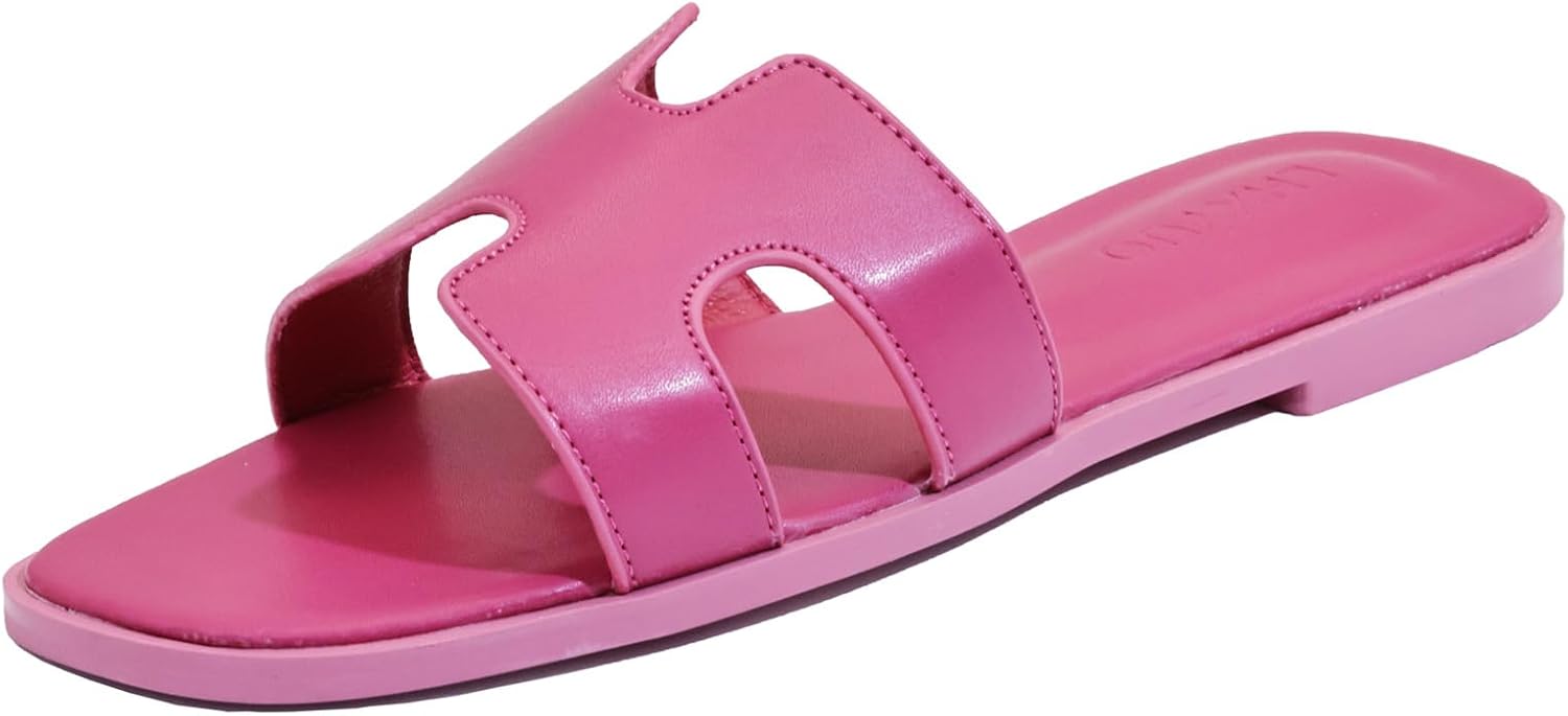 Women's Flat Sandals - Comfy Open Toe Design