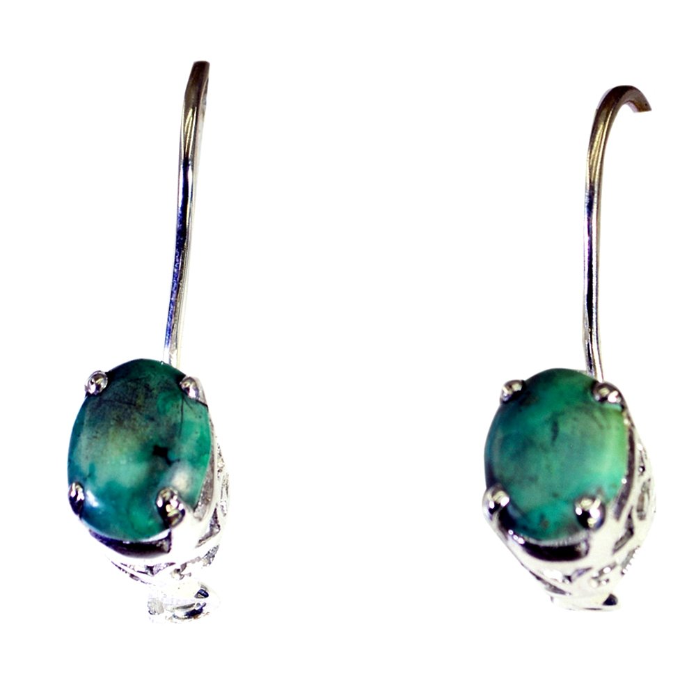 Boucles d'oreilles argent sterling et pierre de naissance décembre haut de gamme