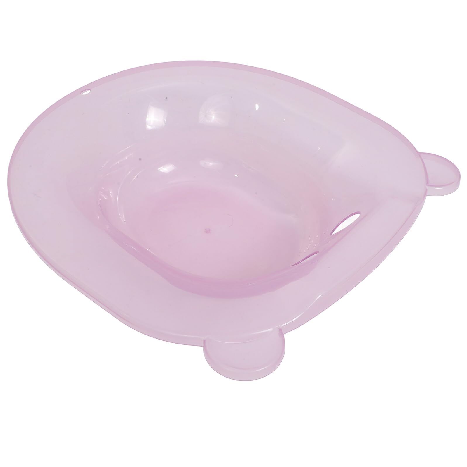Bacinella per Bagno Intimo in Pp, Rosa, Profonda e Pratica per Post Parto, Uso su Wc per Donne e Anziani