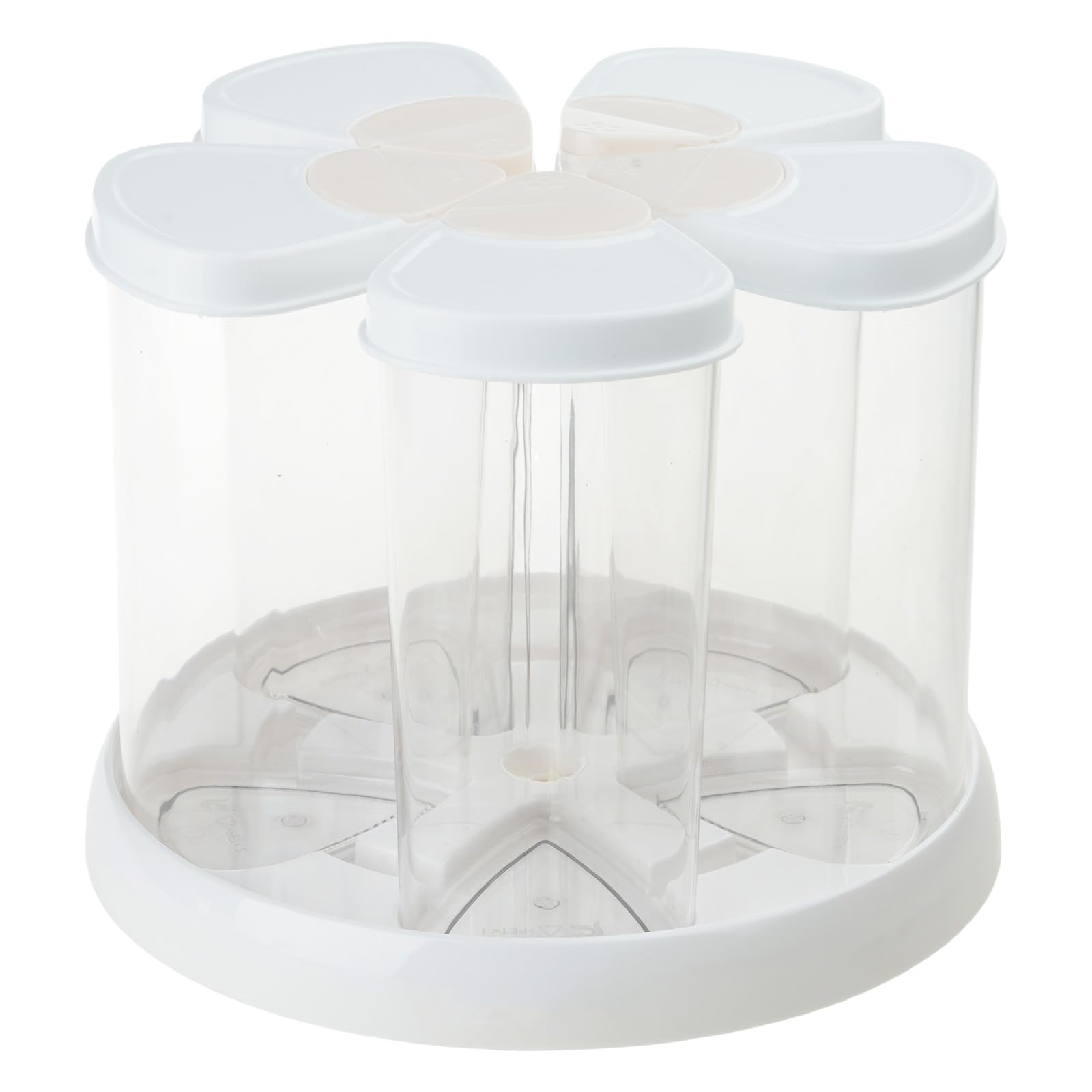 Rotating Grains Storage Container with Sealed Seal Food Grade Kitchen Pantries Organizers for Rice and Dry Goods Sealed Kitchen Organizers Rotating Grains Dispenser for Efficient Cooking Food