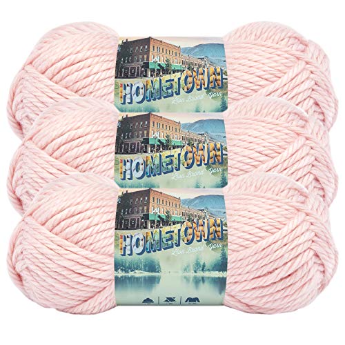 (3 Pack) Lion Brand Yarn 135-101 Hometown Yarn, Providence Pink