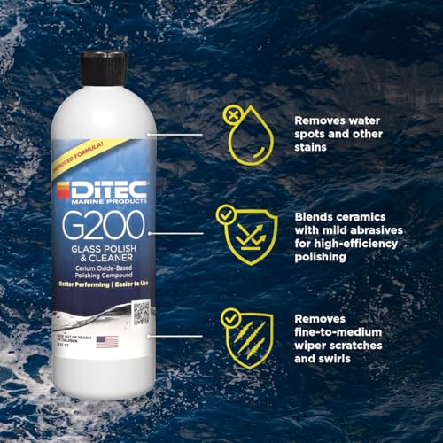 Compuesto Pulidor de Vidrio DITEC G200 Marine miniatura 4