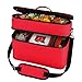 Bevegekos Carrying Storage Case Bag for Toniebox/Storypods Accessories, for Tonie Figures, Charging Station & Headphone, Case Only (Large, Red)