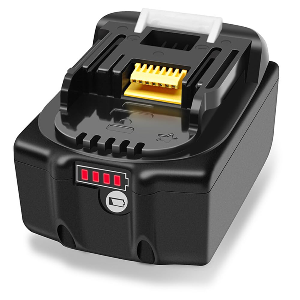 BL1860B 18V 6,0Ah 6000mAh BL1850B - Batería de herramientas compatible con Makita 18 V batería 6 Ah para Makita DDF482Z DDF484Z DDF485Z DDF487Z DDF489Z, batería motosierra DUC353 DUC254Z