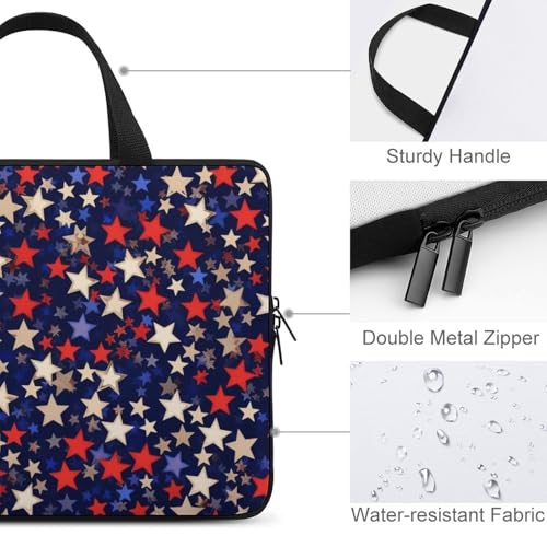 Bolso messenger para laptop unisex con diseño Stars American miniatura 4