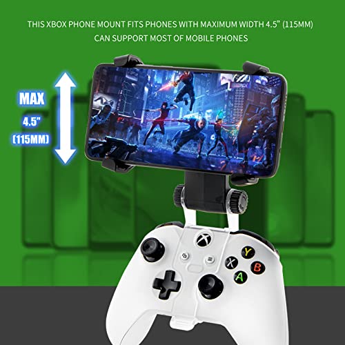 Xbox Controller Phone Mount, Xbox Series X Controller Phone Holder, Xbox Series X Phone Controller Mount, For Xbox Series S/X, Xbox One S/X, Xbox One Controller #TOP4