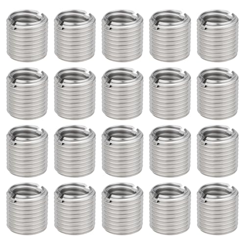 YINETTECH 20PCS Metric M10X1.0 Male to M8X1.25 Female Thread Adapter 10mm Length Compatible with Industrial Applications
