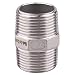 Hex Nipple 1" Male NPT - DERNORD Stainless Steel 304 Threaded Pipe Fitting 1" for Brew Kit, Home Piping Application