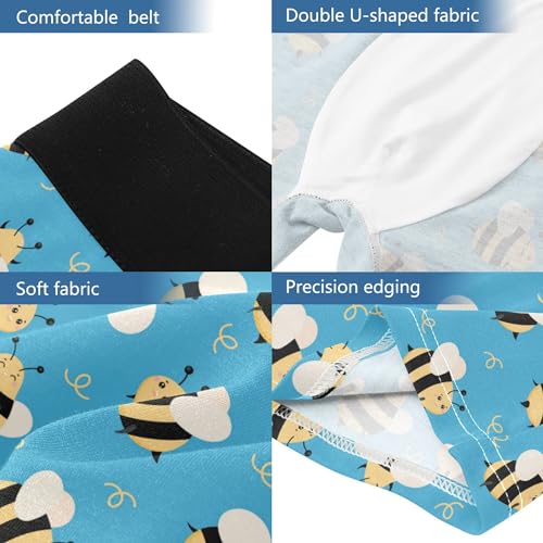 visesunny Men's Boxer Briefs Underpants Soft Breathable Cute Underwear with Stretch Waistband Rayon4