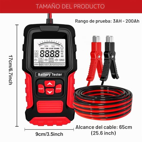 Comprobador de batería de coche para evitar fallos de arranque inesperados 2