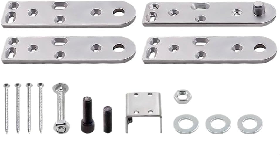 Heavy Duty 500 Ibs Invisible Door Hidden Secret Bookcase Door Pivot Hinge Kit