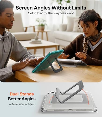TORRAS Ostand K3 Neo for iPad mini 7 (A17 Pro)/ 6 Case with Stand, White - image 2