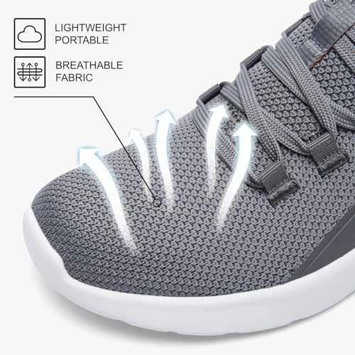 ALEADER Men's Energycloud Slip On Running Walking Shoes Cushion Lightweight Sneakers2