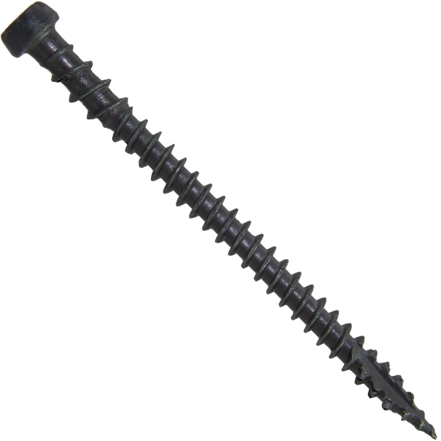 # 10 tornillos de madera revestidos exteriores de 2 a 3/4 pulgadas Winchester Grey (Yosemite, Caribou) Tornillo de madera con revestimiento exterior Torx/Star Drive Head (5 lbs ~ 350 tornillos