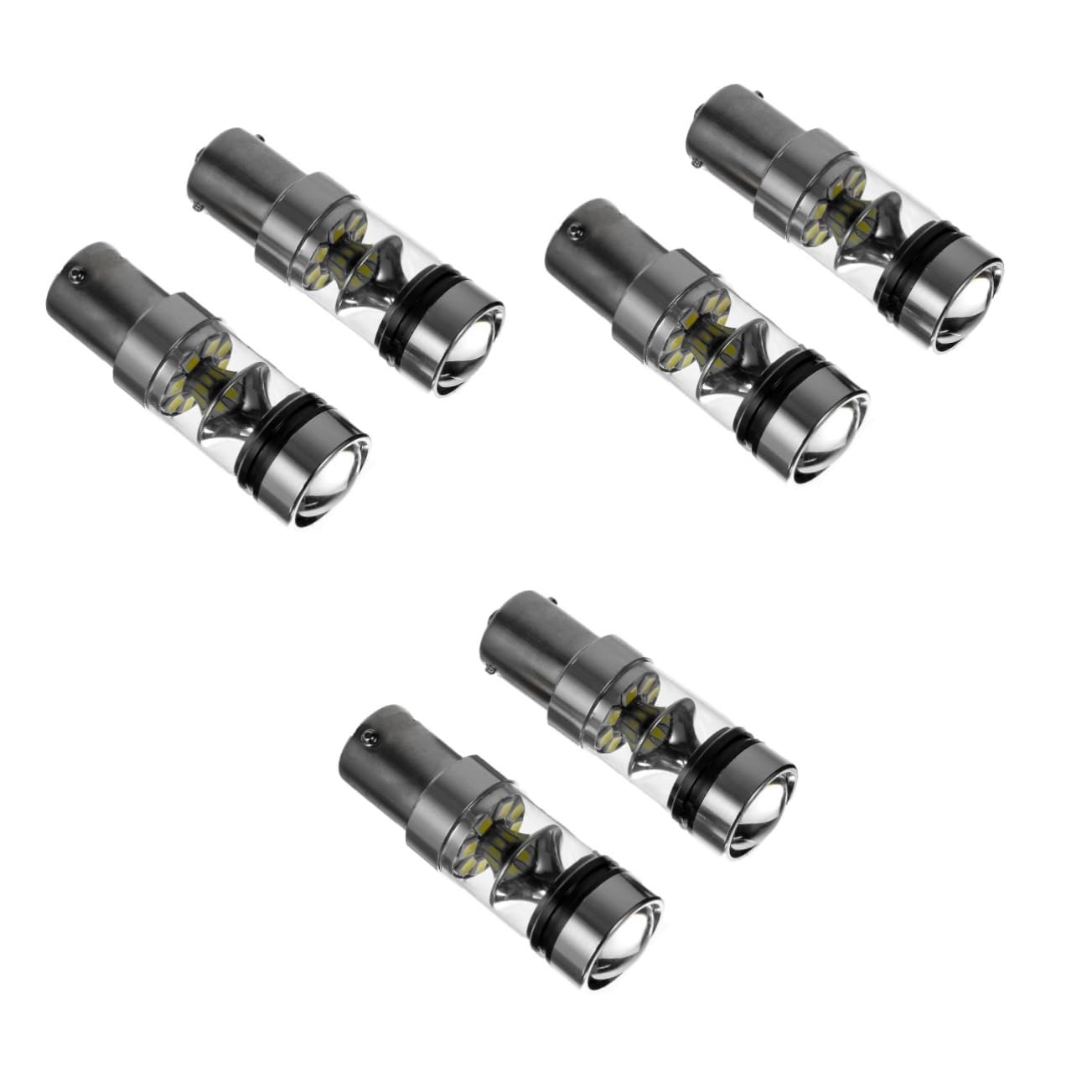 OUNONA 3piezas Bombillas Led Luces Señal De y Marcha Diurna Alta Luminosidad Fácil Instalación Compatibles Luces Traseras De Coche