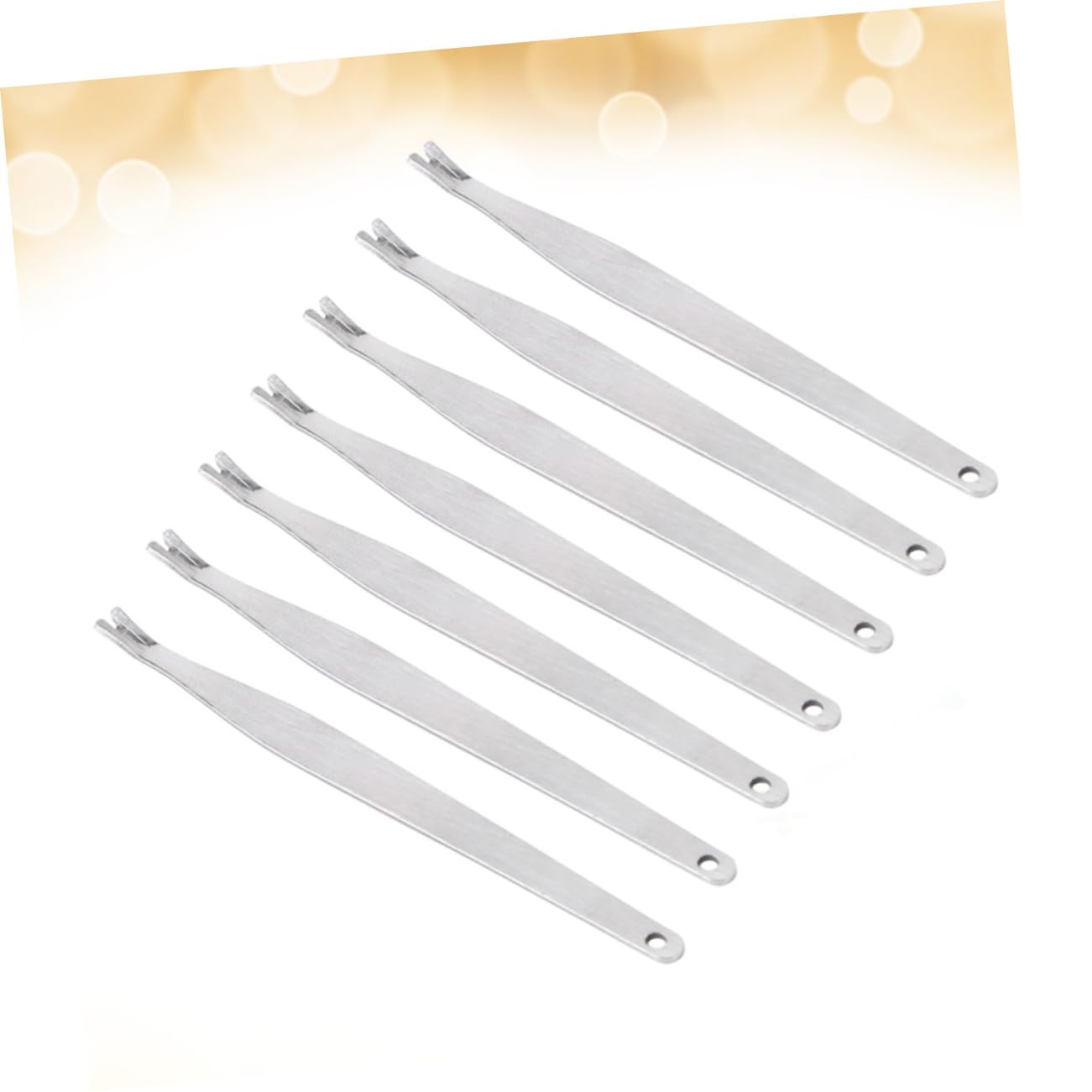 FRCOLOR Stainless Steel Dead Skin Forks Tools Nail Tools Manicure Pusher for Home Salon