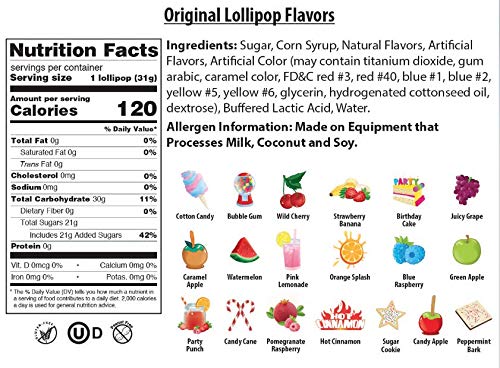 10Ct. Watermelon Lollipop Bag (Watermelon) #TOP3