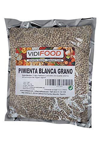 VidiFood Pimienta Blanca Grade - 1kg