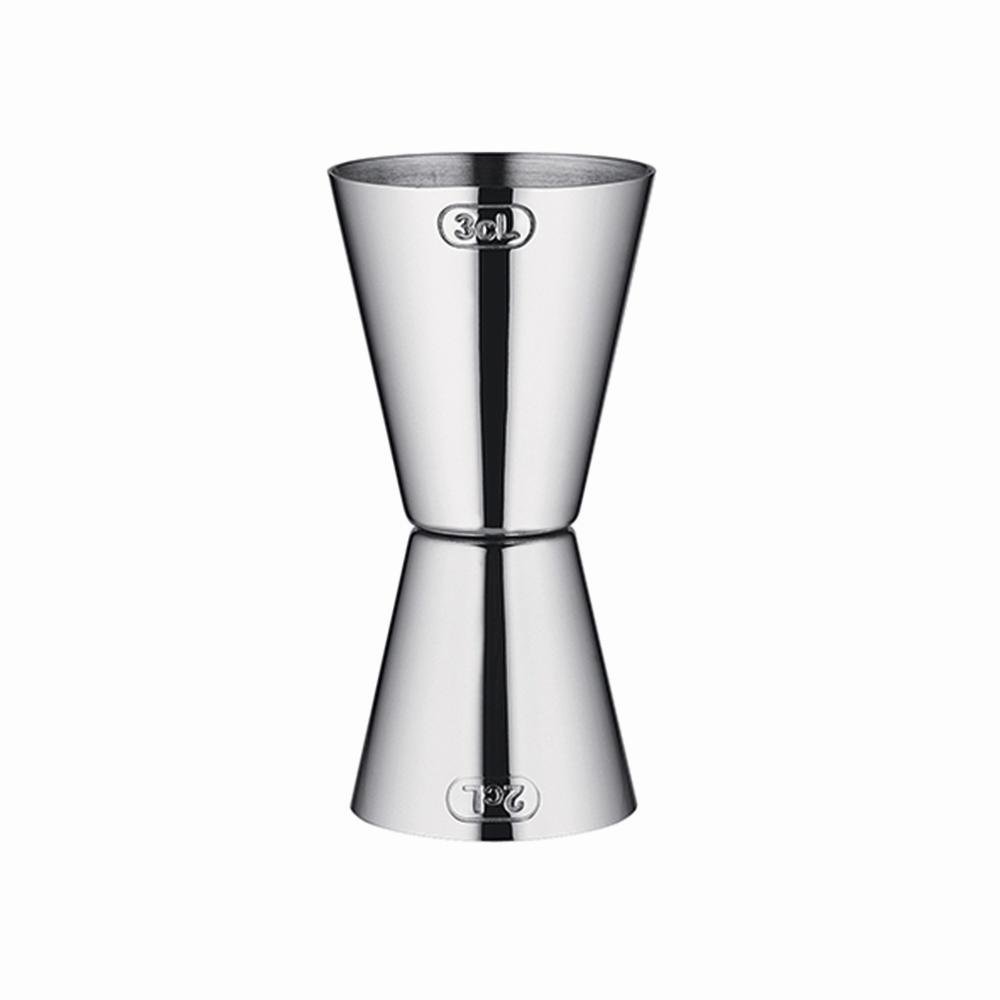 Cilio Jiggers, Stainless Steel, Silver, 20/30 ml