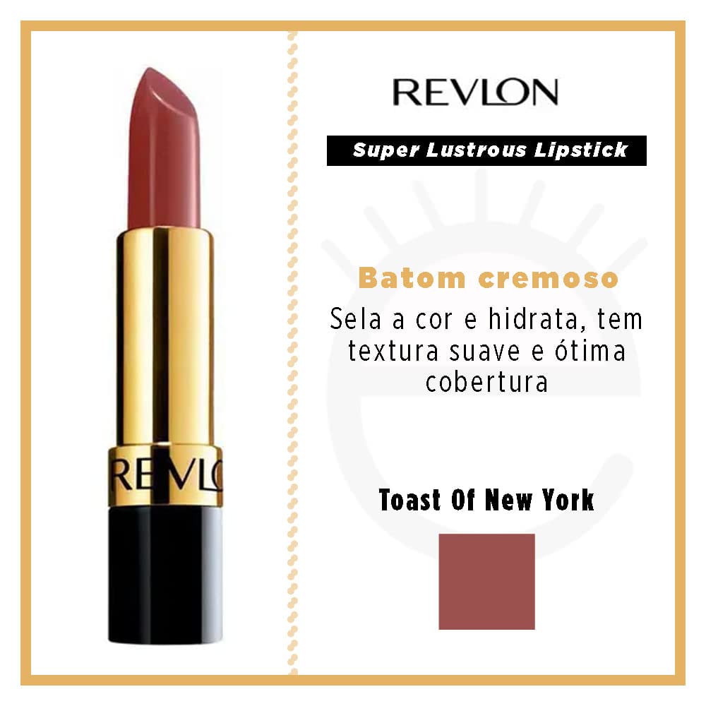 REVLON Super Lustrous Lipstick Creme Toast of New York 325