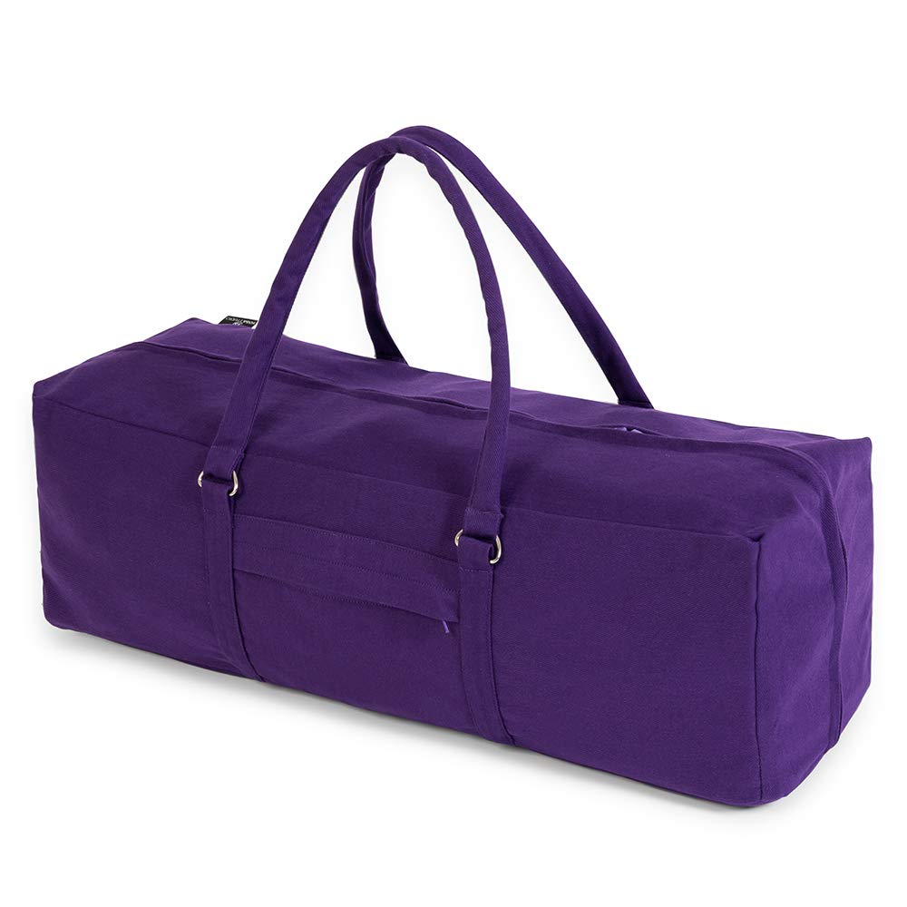 Sac de yoga en coton avec poches YKK 71 x 23 x 18 cm