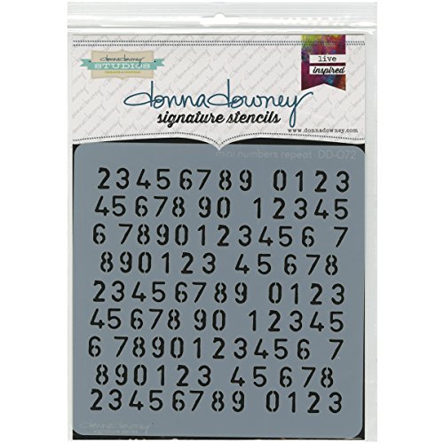 Donna Downey-Stencil, in plastica, 8,5 cm x 8,5