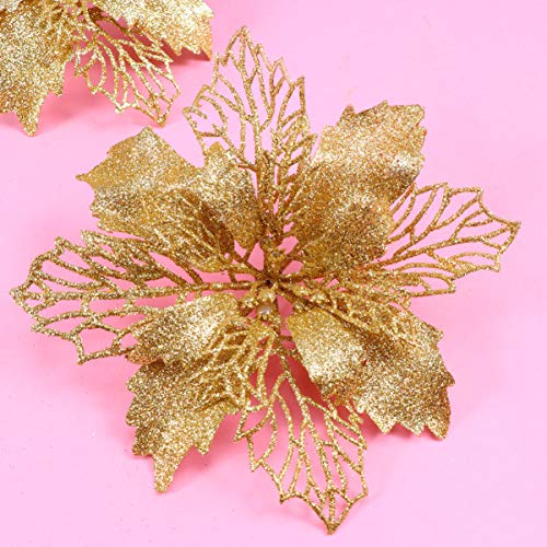 Decoración para árbol de Navidad brillante Toyvian de 12 piezas para un estilo elegante 7