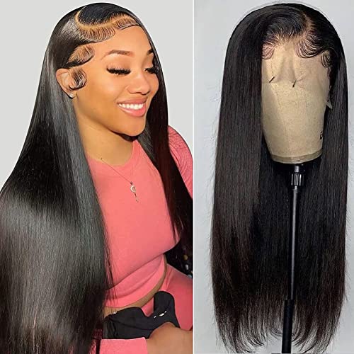 13x6 Lace Front Wigs Human Hair Pre Plucked with Baby Hair 1