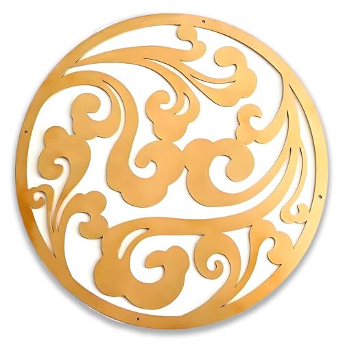 Copper Bird Bath Purification Disk, Water Wiggler for Bird Bath, Bird Bath Copper Disk, 1mm Reinforced 99% Pure Copper Cleaning Disk, Universal Fit for Outdoor Birdbaths, 4 Inch in Diameter (G)