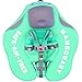 Preself Baby Solid Folat Ring 2 Infant Toddler Safety Aquatics Swim Floating Swimming Pool School Training (Green)