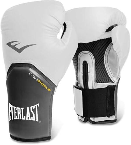 Everlast Pro Style - Guantes de entrenamiento para mujer (blanco, 12 onzas)
