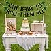 One Baby to Rule Them All Banner - Fantasy Shire Theme Gender Reveal Party Decor, Medieval Baby Shower Decorations Black Glitter