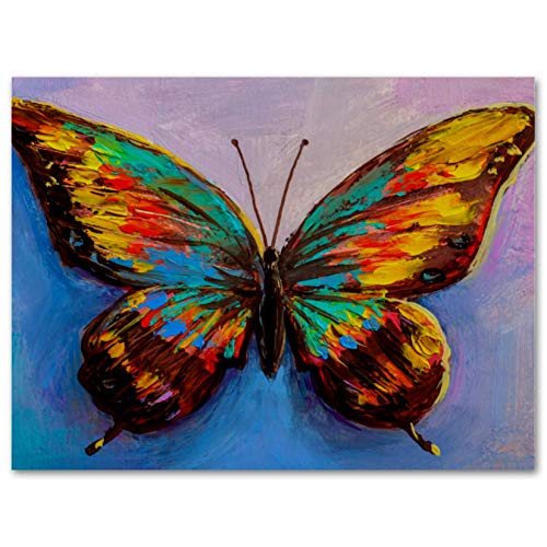 Wall Art Painting Living Room Decorations Fashion Framed Panel Oil Painting Beautiful Butterfly Hang Up Anytime #TOP4