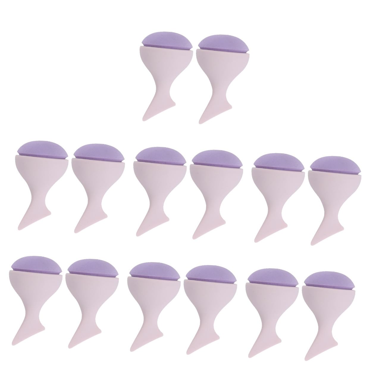 FRCOLOR 14 piezas de belleza huevo bb esponja mezcladora de maquillaje almohada herramientas de maquillaje bocanadas herramientas cosméticas cara huevo maquillaje almohadilla polvo borla de