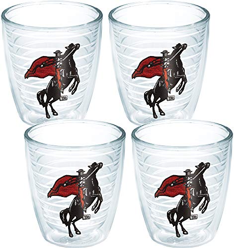 Tervis Texas Tech Red Raiders College Vault Logo Tumbler with Emblem 4 Pack 12oz, Clear