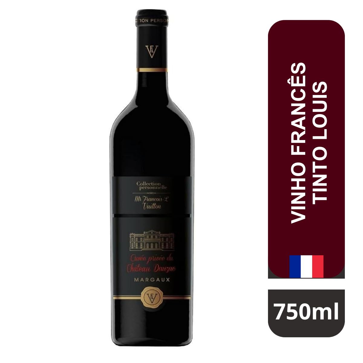 Vinho Francês Tinto Louis Vuitton Cuvee Privee Chateau Dauzac 2015