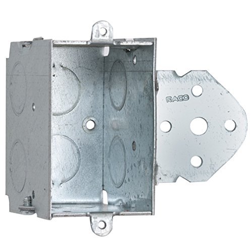 Hubbell-Raco 502 Switch Box with B-Type Bracket, 2-1/2